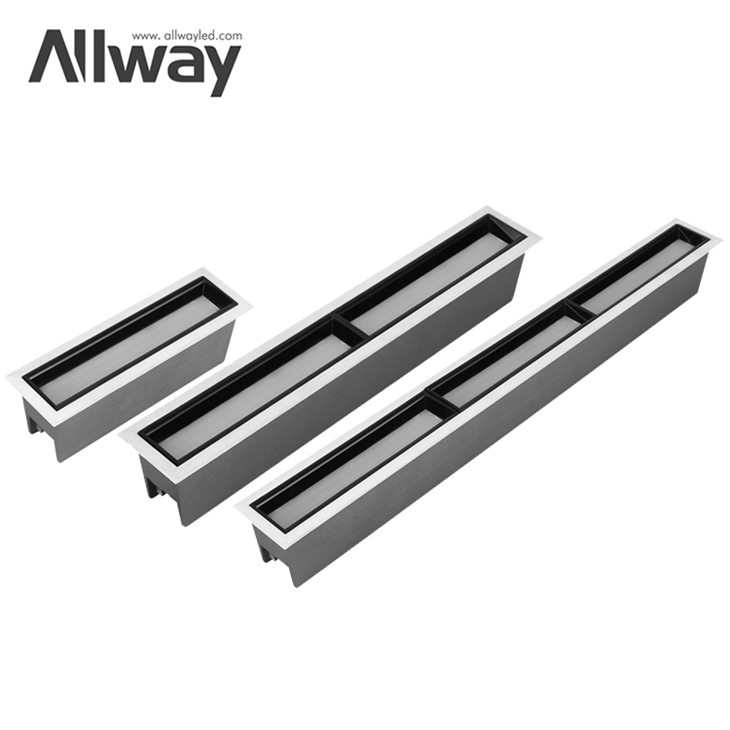 Moderna komercijalna ugradbena linearna led rasvjeta